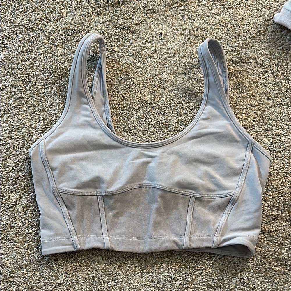 Lululemon Athletica Light Gray Sports Bra